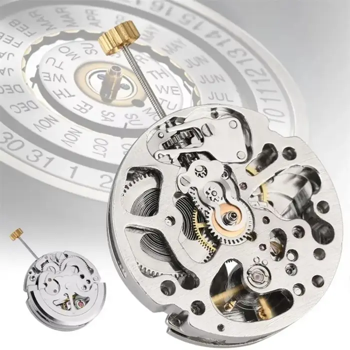 Mouvement de montre blanc