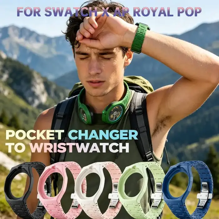 Bracelet de montre en céramique pour S-watch x AP Royal POP