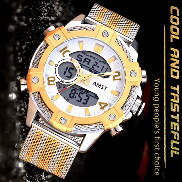 Montre-bracelet de sport étanche pour homme