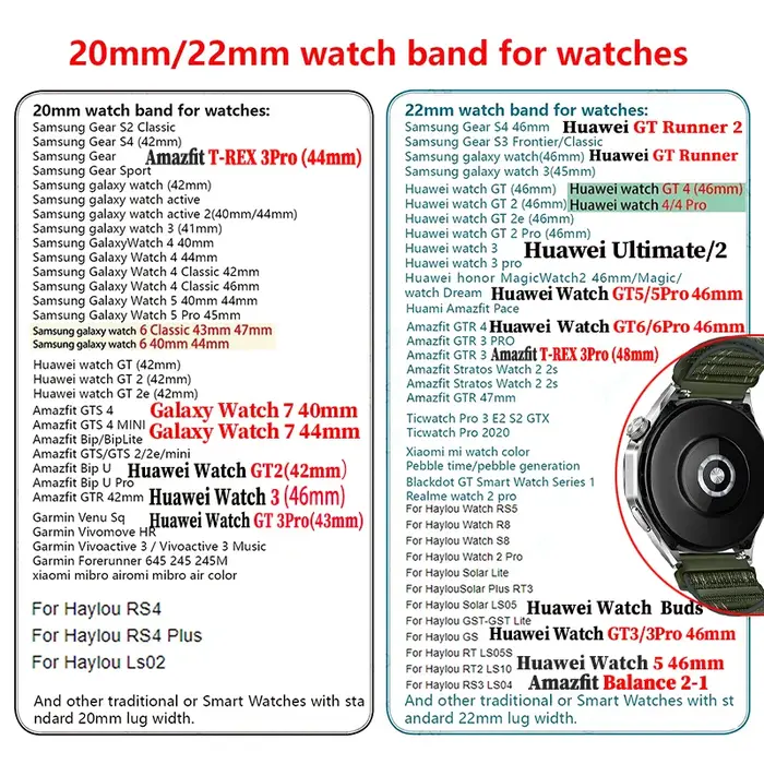 Bracelet élastique tressé 20 22mm