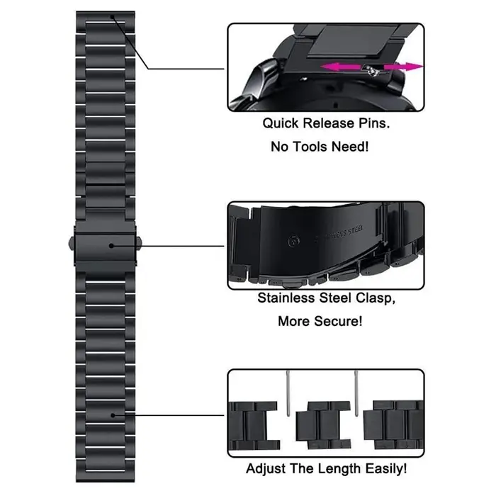 Bracelet pour Samsung Galaxy Watch 46mm 42mm