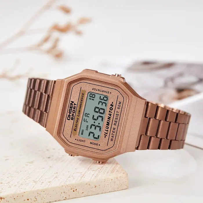 Montre numérique pour femmes OHSEN