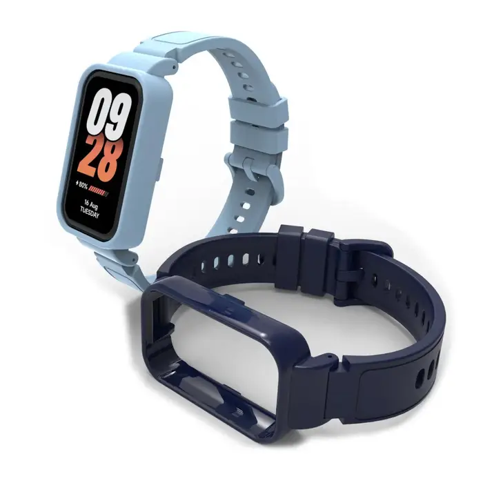 Bracelets en Silicone intégrés + étui pour Xiaomi Smart band 9 8 Bracelet actif