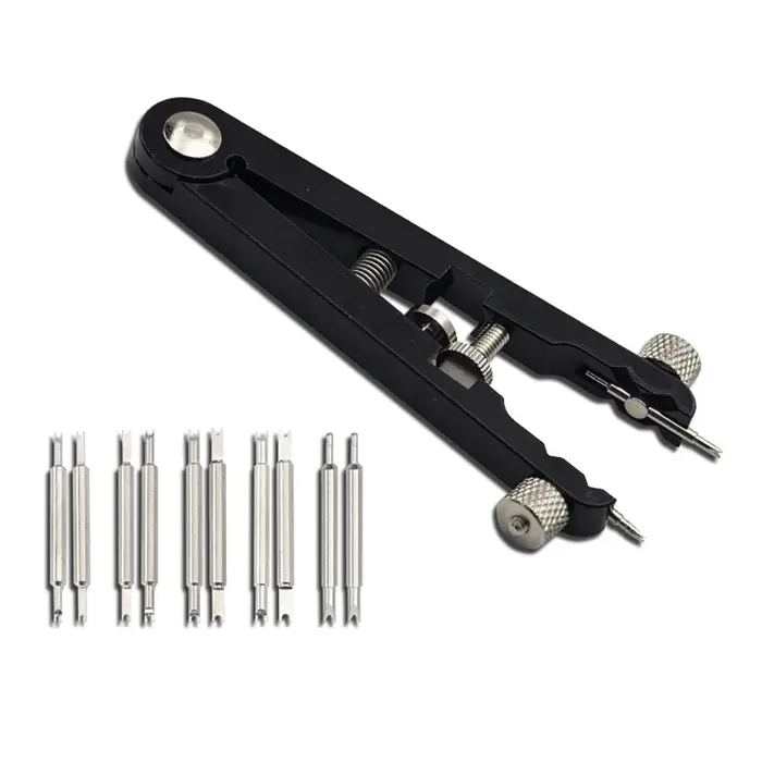 Kit d'outils de réparation de montres : Pince à barrettes