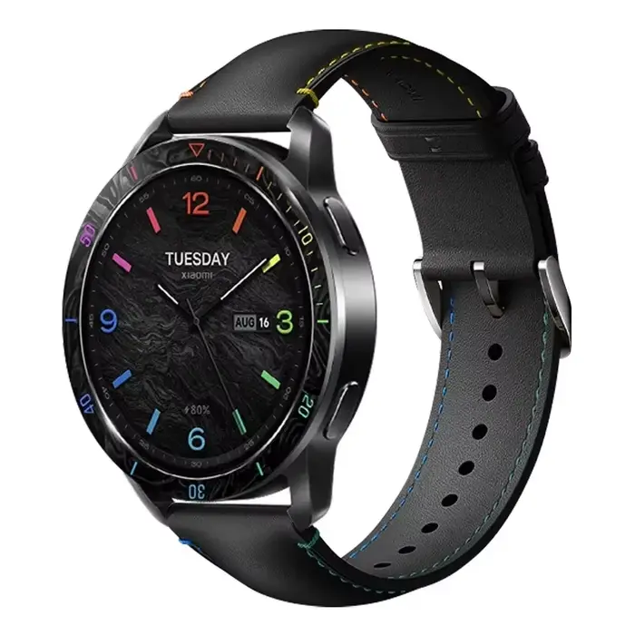 Bracelet en cuir souple actif pour montre Xiaomi S4 S3/S2/S1, 22MM, couleur 2/1, série Sport, access