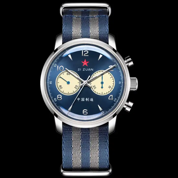 Red Star-Montre-bracelet mécanique à col de cygne pour homme