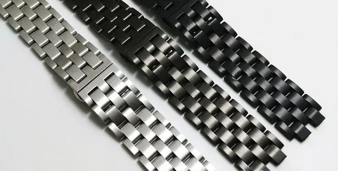 22MM acier inoxydable papillon boucle Bracelet