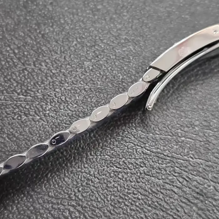 Bracelet de montre jubilé en acier inoxydable massif