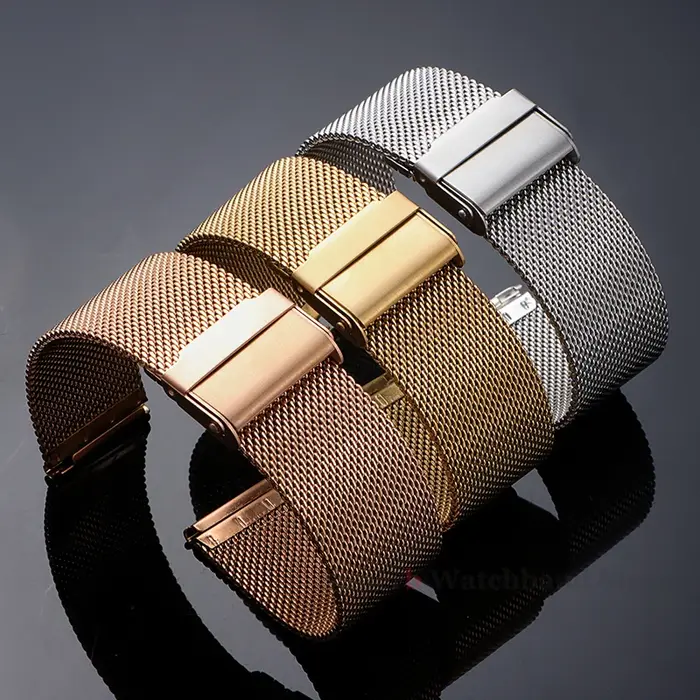 Bracelet milanais universel à dégagement rapide