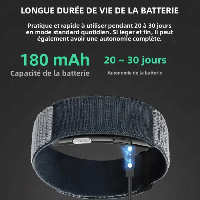 Bracelet intelligent ECG pour la santé