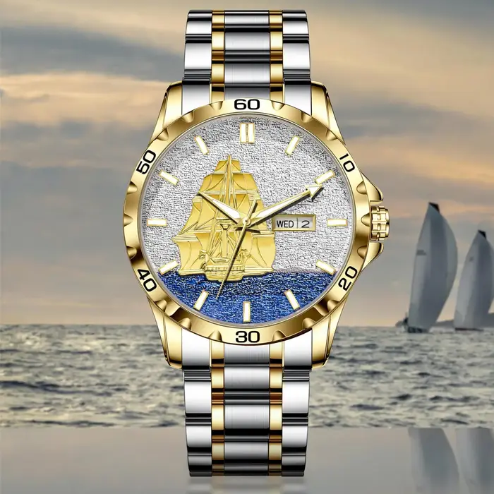 Glenaw Sailing série Top marque de luxe montre pour hommes mode affaires entièrement automatique mécanique