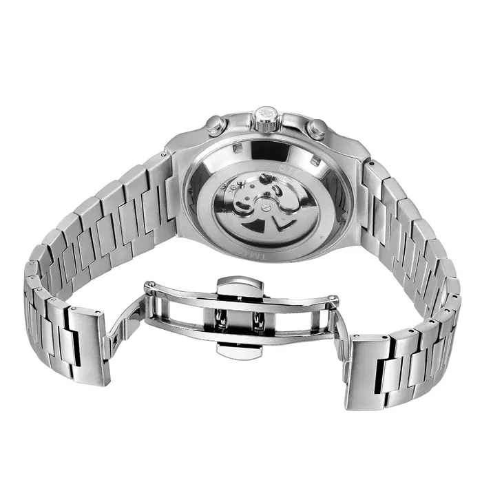 Forsining 481 homme nouvelles marques Tourbillon montre semaine Date mouvement automatique montres mécaniques en acier inoxydable horloge étanche