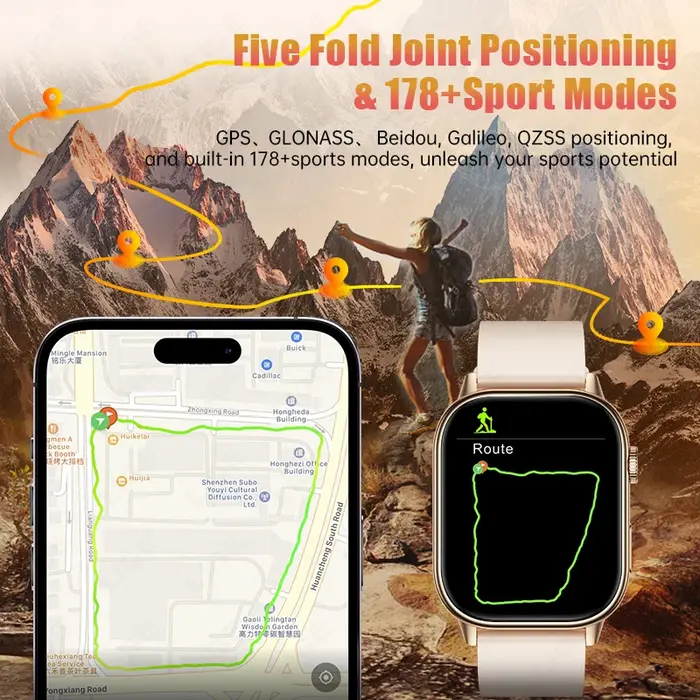 Montre connectée GPS LIGE pour femmes