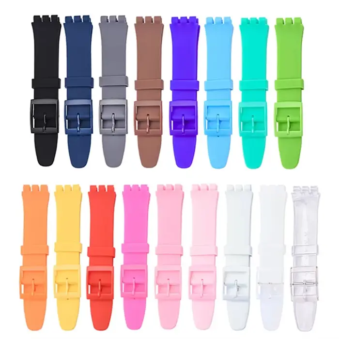 Bracelet de montre en Silicone coloré