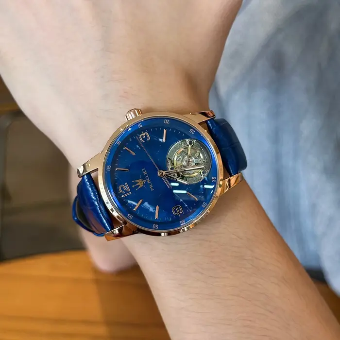 NOUVELLE Montre Tourbillon pour Hommes, Mode Sport, Horloge Mécanique Automatique, Montre-Bracelet Étanche, Marque Haut de Gamme, Montre de Luxe pour Affaires, Reloj