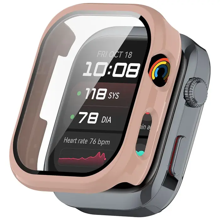 Étui rigide en PC avec protection d'écran en verre intégrée pour Huawei Watch D2 anti-rayures
