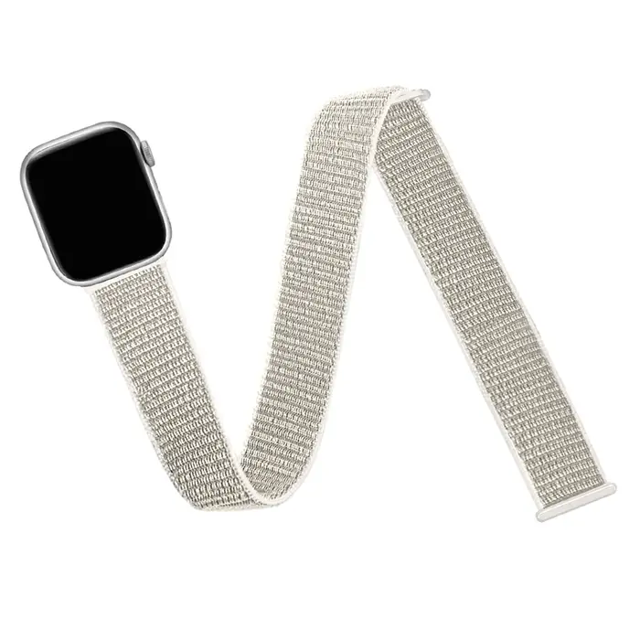 Bras élastique en nylon/bande de cheville compatible avec Apple Watch