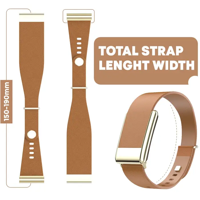 Bracelet en cuir officiel de luxe conique pour Whoop 5.0 one+peak 5.0 MG