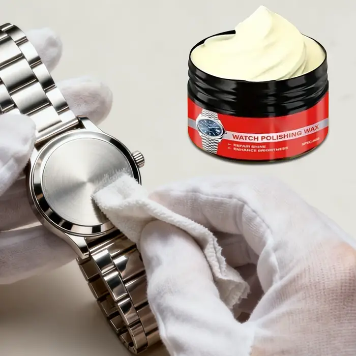 Pâte de polissage pour éliminer les rayures de montre avec éponge