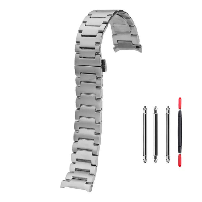 Bracelet de remplacement en acier inoxydable pour Mido Commander Gradient Smoked M021.407 'Phantom',