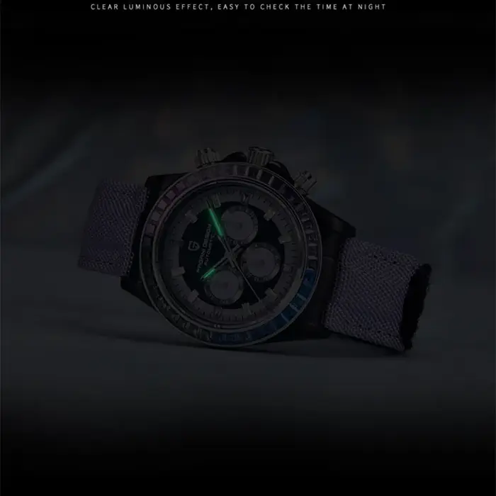 PAGANI DESIGN PD-1732 montre mécanique automatique 40MM V2 cercle arc-en-ciel montre-bracelet multifonction pour hommes saphir 100M étanche