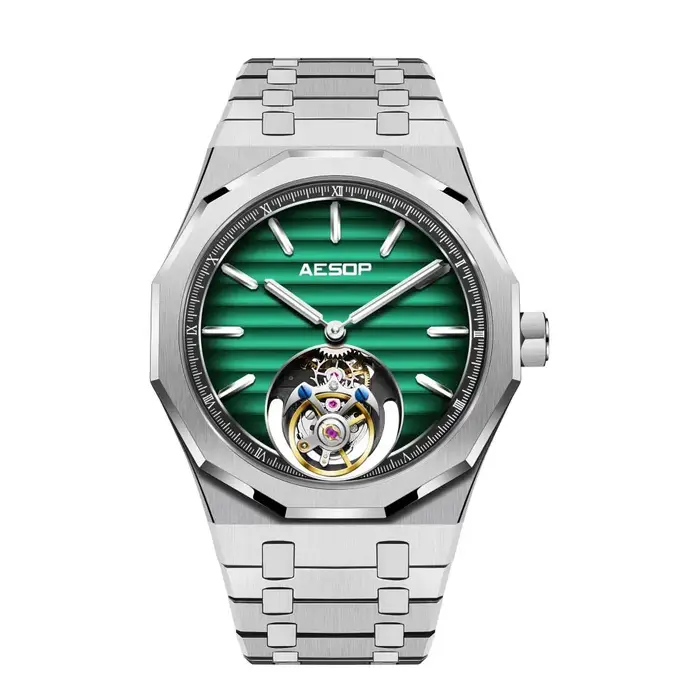 AESOP Flying Tourbillon mécanique squelette montre pour homme montres de luxe étanche
