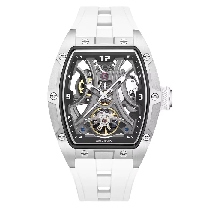 Montre mécanique de sport tendance MEGIR pour homme, montre-bracelet automatique à remontage automat
