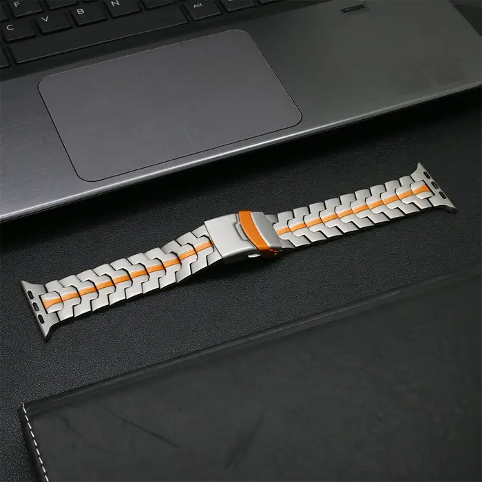 Bracelet en titane pour hommes pour Apple Watch