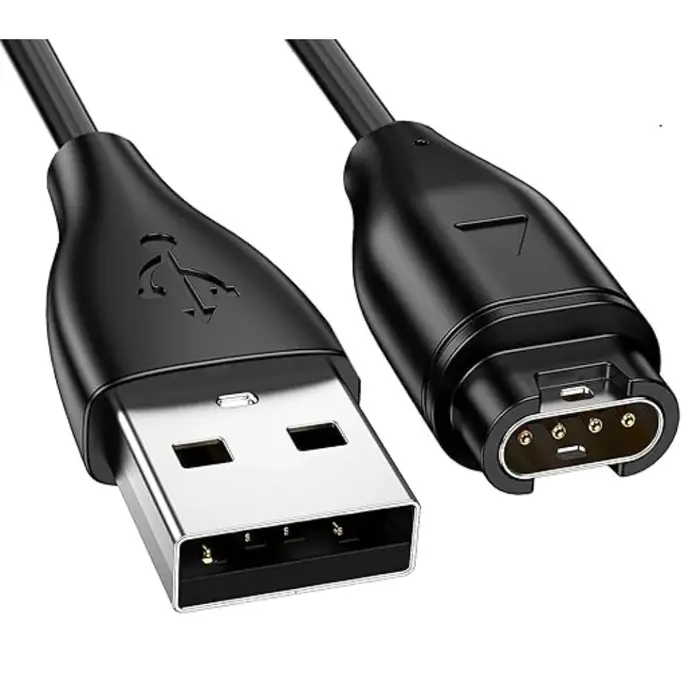 Câble de chargement USB compatible avec Garmin Vivoactive 5 4 4S 3 Quatix 7 6 6X 5 Remplacement du c