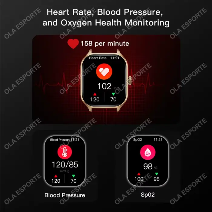 Nouvelle montre connectée de sport, écran tactile HD 1,85 pouces, montres de fitness, tracker d'activité, électronique, appel Bluetooth, montre connectée pour hommes et femmes, cadeau