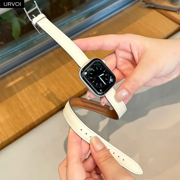 URVOI Hapi Attelage Double Tour pour bracelet de montre Apple série 11 10 9 8 7 SE3