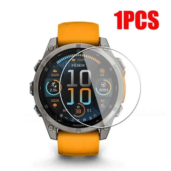 Verre trempé de qualité supérieure 9H pour Garmin Fenix 8
