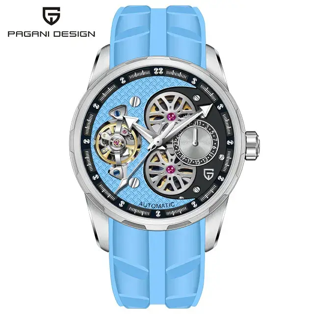 2025 nouveau YS022 PAGANI DESIGN Tourbillon montre-bracelet automatique 100M montre mécanique étanche 44mm hommes montres Relogio Masculino