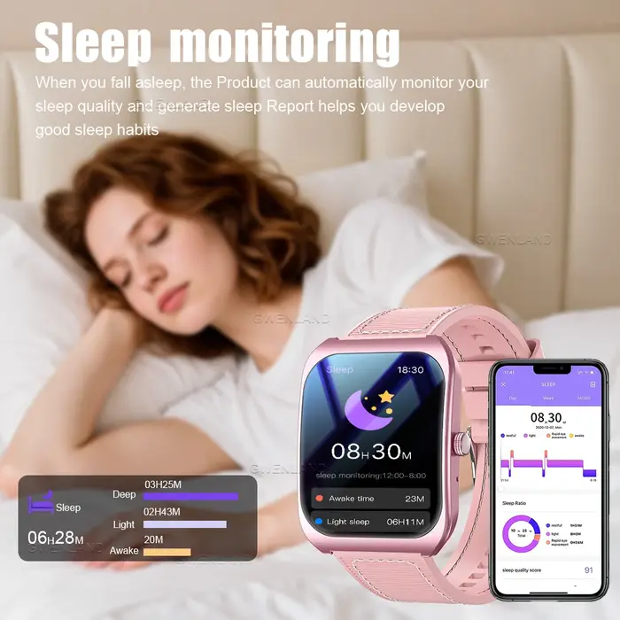 Montre connectée pour hommes et femmes