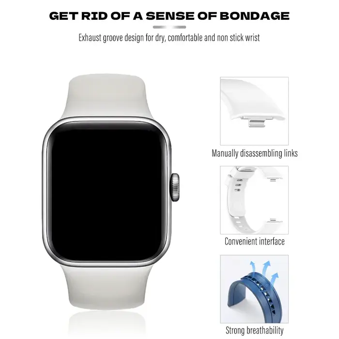 Bracelet en silicone d'origine pour Redmi Watch 4