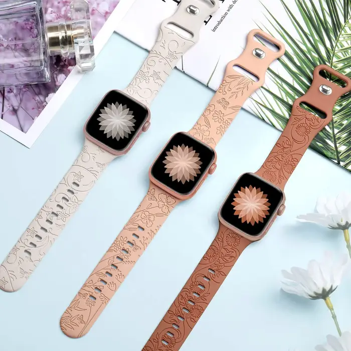 Bracelet floral pour Apple Watch, 40mm, 44mm