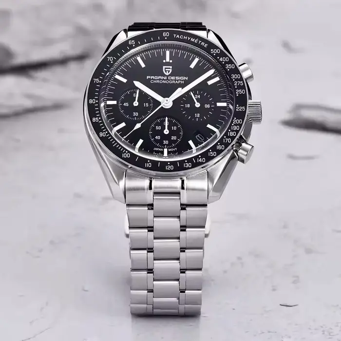Montre pour homme PAGANI DESIGN 500, chronographe sportif à cadran circulaire, mouvement japonais, s
