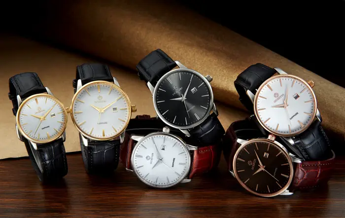 OCHSTIN marque de luxe Couple montres à Quartz saphir étanche hommes et femmes saint valentin montre-bracelet cadeau pour les amoureux