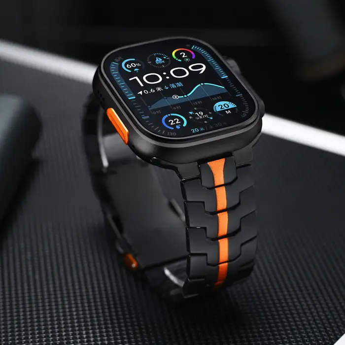 Bracelet couleur titane Ultra 3 2 pour Apple Watch 49mm 46mm 45mm 44mm 42mm