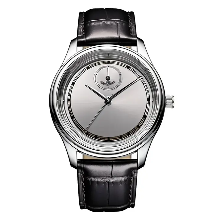 2025 nouvelle mode hommes d'affaires en cuir noir étanche montres à Quartz analogique montre-bracelet cadeau d'anniversaire