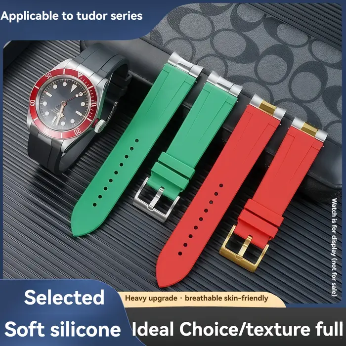 Bracelet en caoutchouc pour Tudor