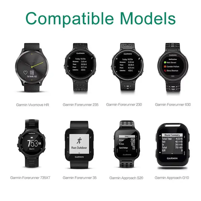 Clip de chargement pour montre GPS Garmin Forerunner 235 230