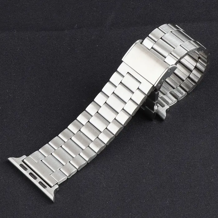 Bracelet en Acier Inoxydable pour Apple Watch, Bande Ultra 2, 1, Série 9, 8, 7, 45mm, 41mm, IWatch S