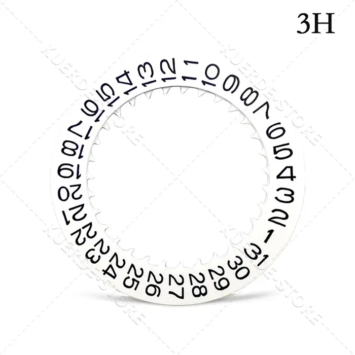 Montre à mouvement NH35 NH36, calendrier, jour, Date, cadran à 3/6 heures, roue de Date pour Mods SK