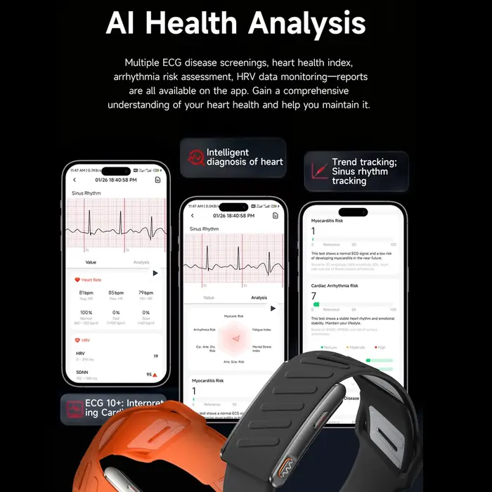 Nouvelle Montre Connectée ECG 2026 pour la Santé : Suivi Cardiaque