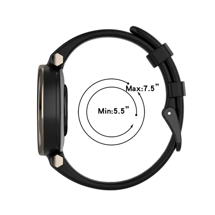 Bracelet en silicone pour Garmin Lily Smartwatch