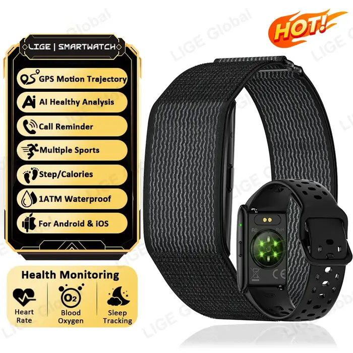 Bracelet intelligent LIGE avec suivi de trajectoire GPS