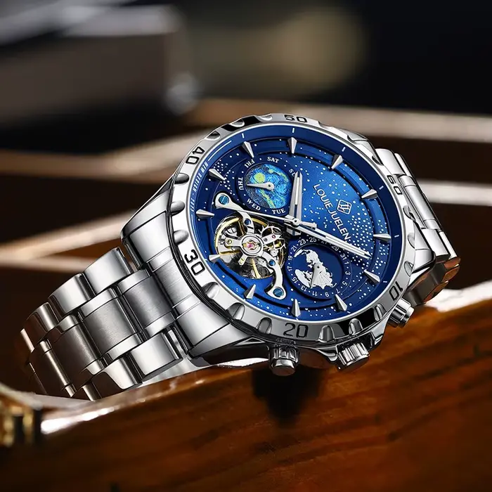 Montre automatique à remontage automatique pour homme