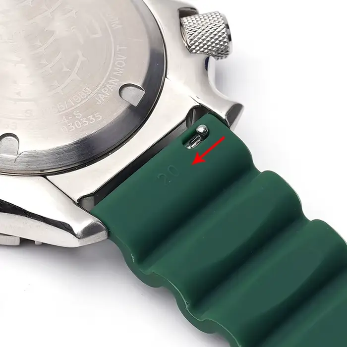 Bracelet de montre en silicone souple pour SeATM No.5