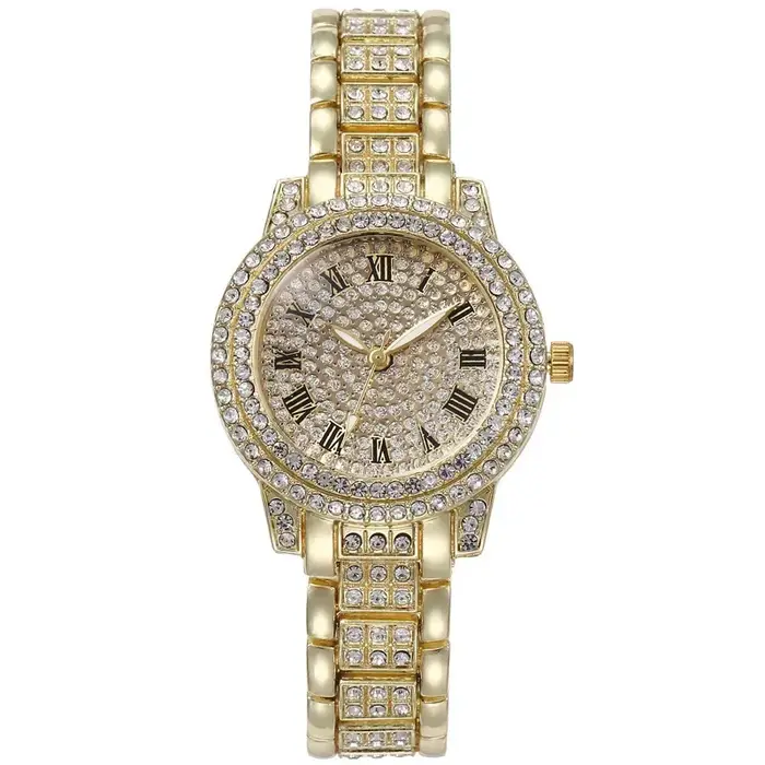 Femmes mode brillant strass montre marque Quartz Bracelet montres Zircon cristal élégant montre-Bracelet horloge ami filles cadeaux